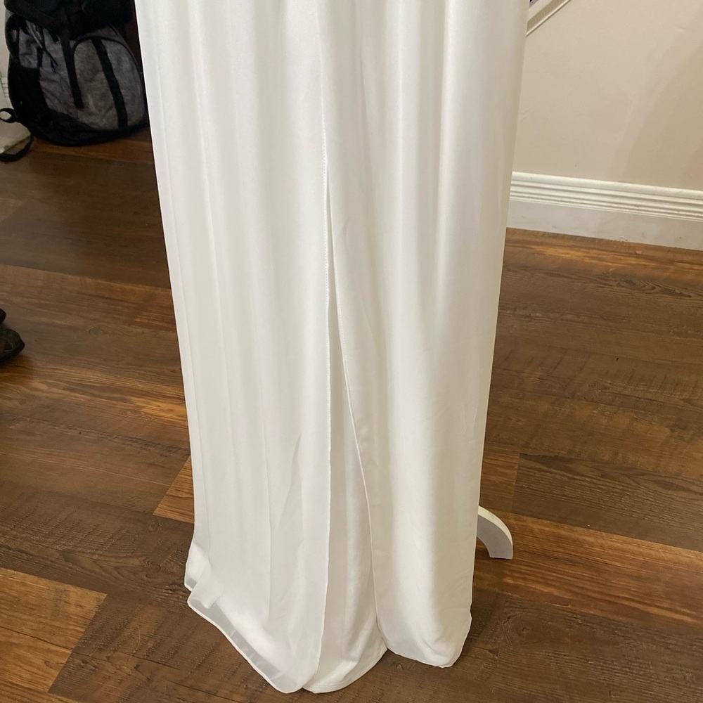 Lulu's White Maxi Skirt - Picture 4 of 9